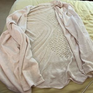 Light pink cardigan